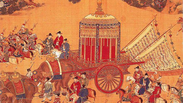 'El acercamiento del emperador'. Dinastía Ming