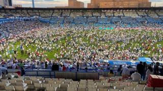 Invasión en La Romareda.