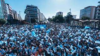 Celebración del acceso a Europa del RC Celta.