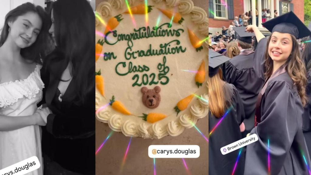 Las imágenes de Catherine Zeta-Jones en la graduación de su hija Carys.