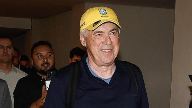 Carlo Ancelotti, en su llegada a Brasil
