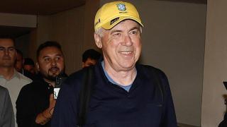 Carlo Ancelotti, en su llegada a Brasil
