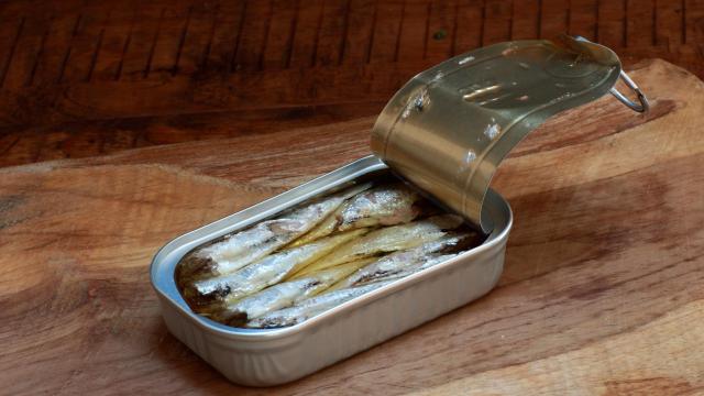 Imagen de una lata de sardinas.