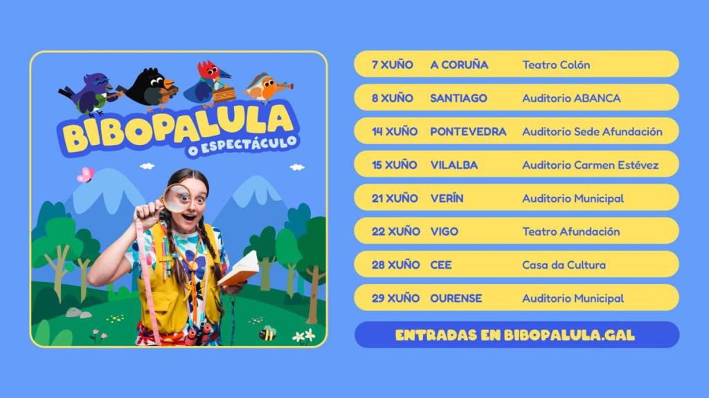 Bibopalula chega aos teatros de Galicia.