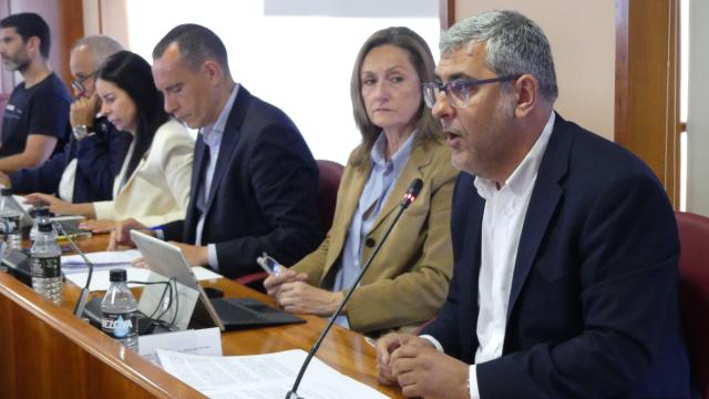 El grupo municipal del PP de Vigo durante el pleno de este lunes 26 de mayo