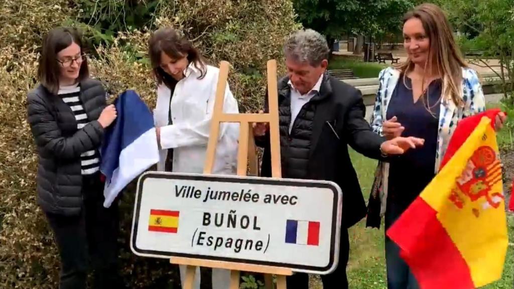 Acto de hermanamiento entre Buñol y Rungis.