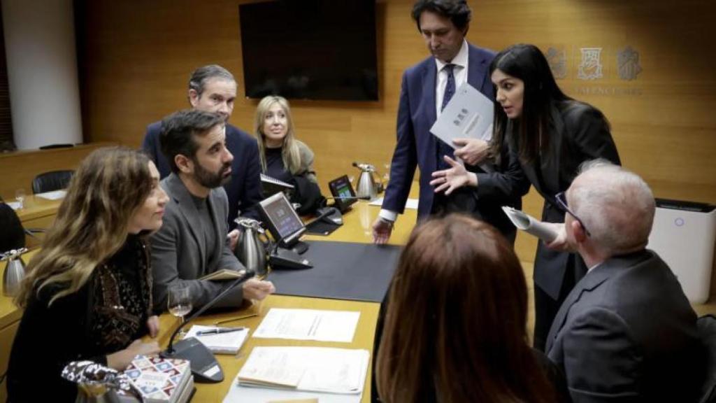 Comisión de investigación de la dana en Les Corts Valencianes. José Cuéllar