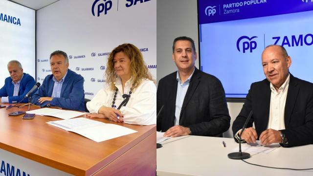 Montaje con Carmen Sánchez Bellota, Raúl Hernández, José María Sánchez, José María Barrios y Alberto Castro