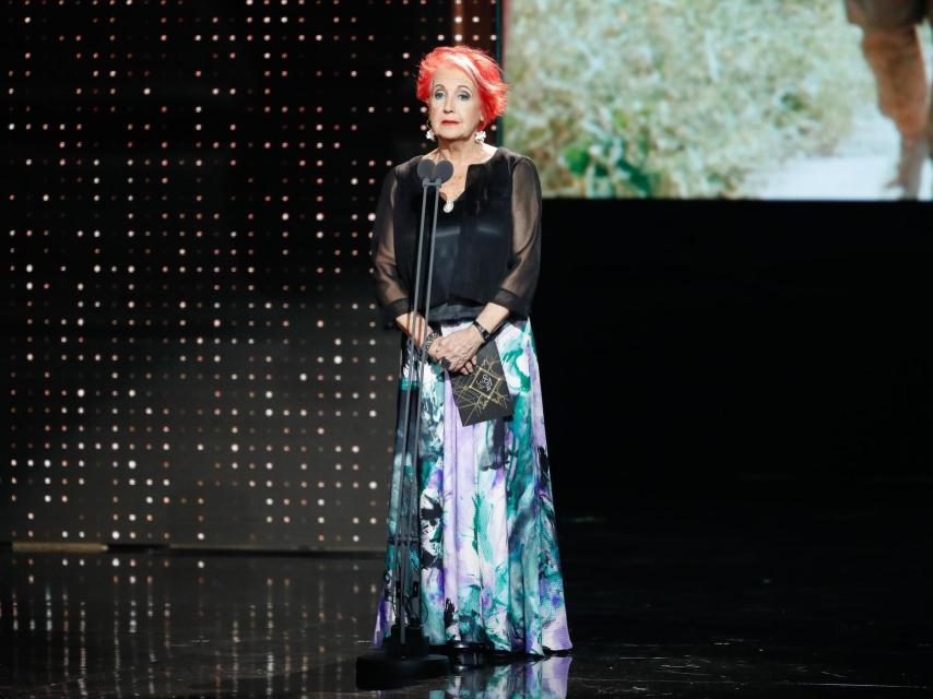 Rosa María Calaf, en los Premios Goya 2020.