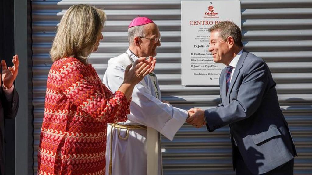 Page en la inauguración del 'Centro Belén' en Guadalajara.