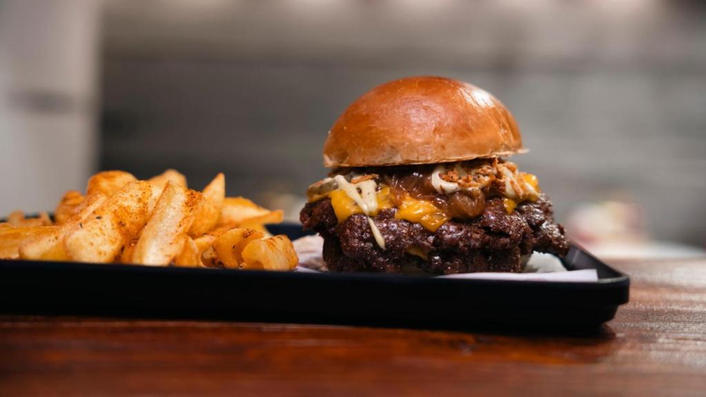 Imagen de archivo de una smashburger