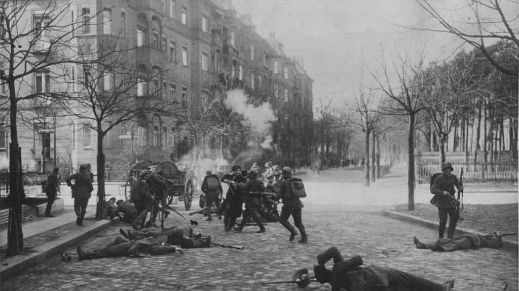 Disturbios en Berlín, 1919. Foto: Rubén Vique
