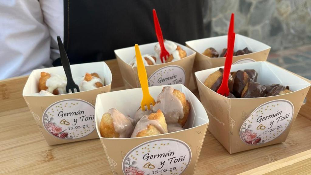 Una imagen de cómo queda el producto de las bodas.