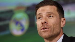 Xabi Alonso, en rueda de prensa