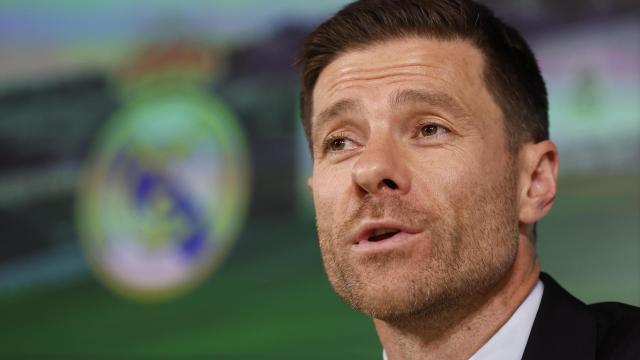 Xabi Alonso, en rueda de prensa