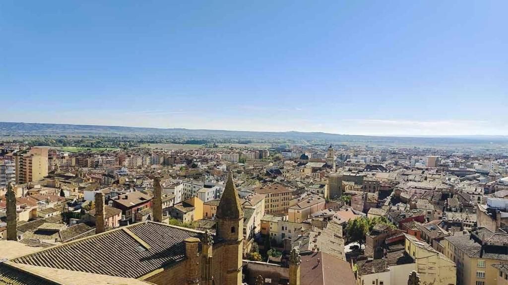 Vista aérea de Huesca.