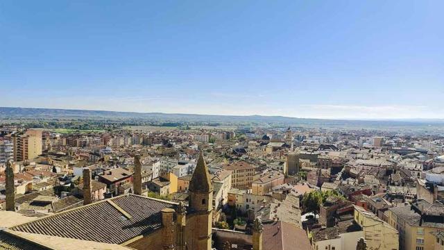 Vista aérea de Huesca.