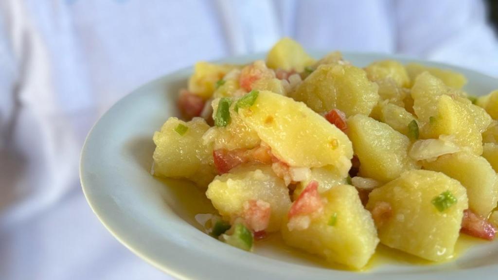 Las patatas aliñadas de Restaurante Casa Diego.