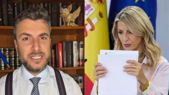 Montaje con Yolanda Díaz, vicepresidenta segunda y ministra de Trabajo, y Pablo Ródenas, abogado.