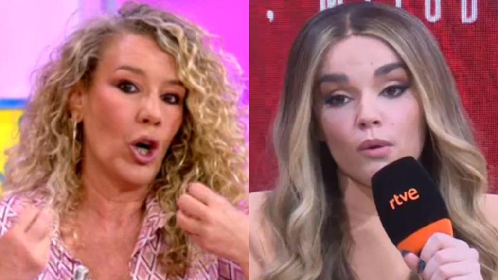 Paloma Ramón, experta en comunicación no verbal, y Melody, en un fotomontaje