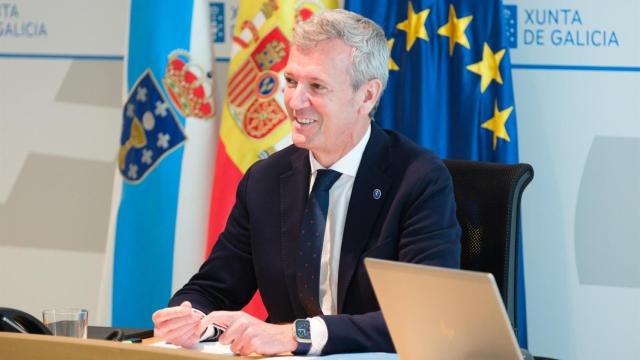 El presidente de la Xunta, Alfonso Rueda, preside la reunión semanal de su gobierno.