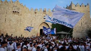 La marcha ultranacionalista del Día de Jerusalén.