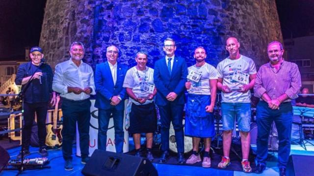 Los ganadores de la primera semifinal de la XI edición del Concurso de Espetos de la Costa del Sol 2025.