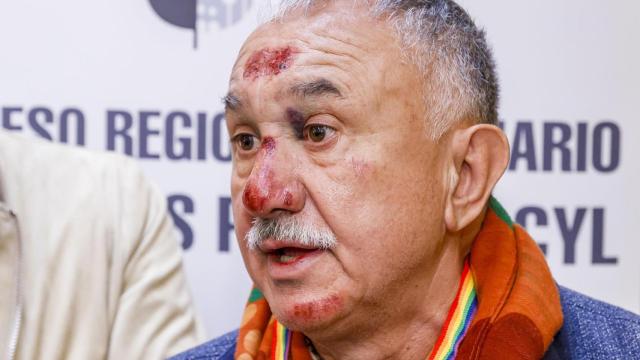 El secretario general de UGT, Pepe Álvarez, este lunes durante la inauguración del II Congreso de UGT Servicios Públicos de Castilla y León celebrado en Segovia.