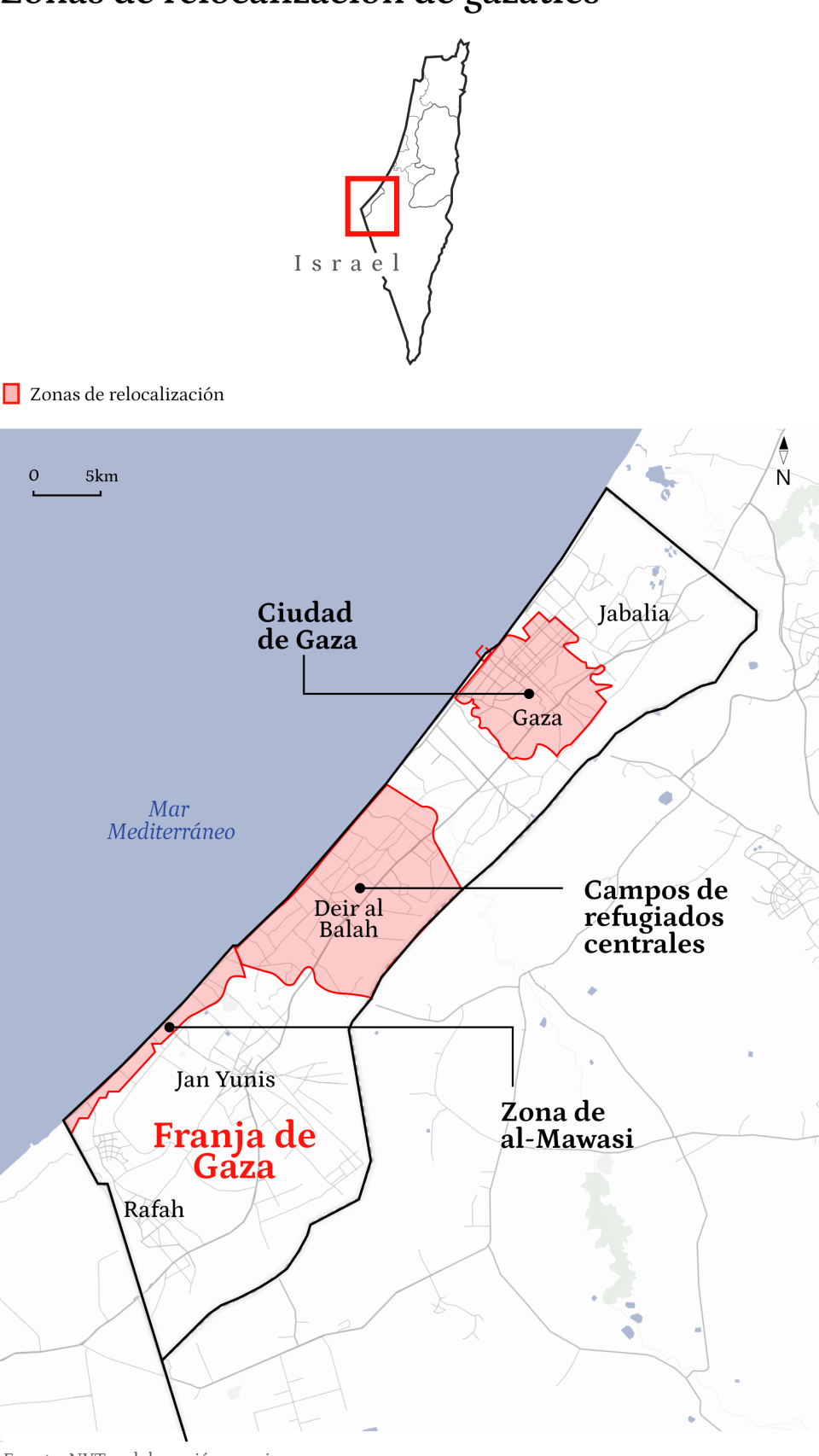 Zonas de relocalización de gazatíes