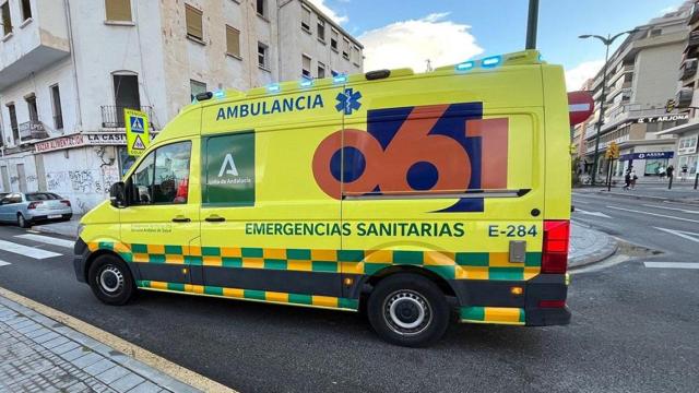 Una ambulancia.