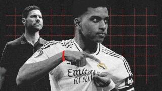 Xabi Alonso y Rodrygo Goes, en un fotomontaje