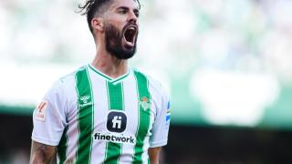 Isco Alarcón, celebra un gol con el Real Betis