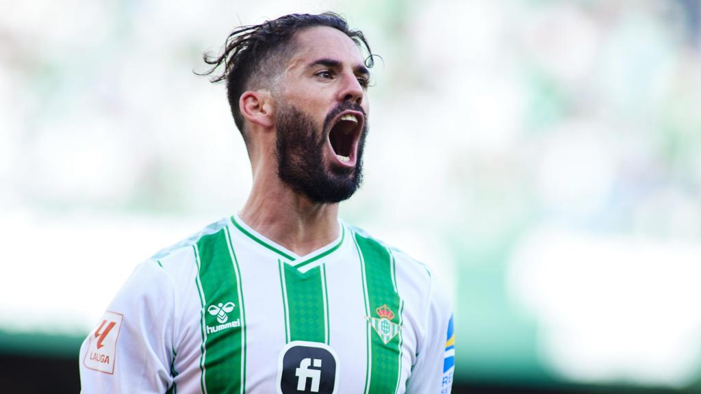 Isco Alarcón, celebra un gol con el Real Betis