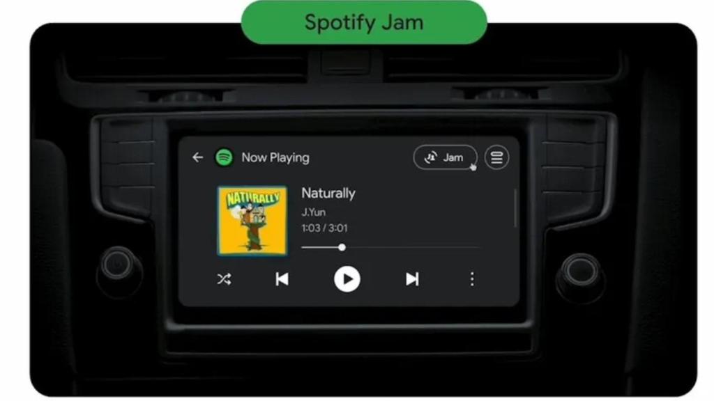 Spotify Jam en la app de Spotify para Android Auto