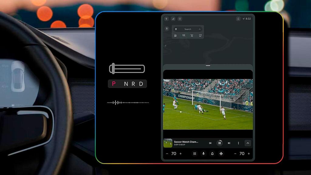 Fotomontaje inspirado en lo nuevo de Android Auto