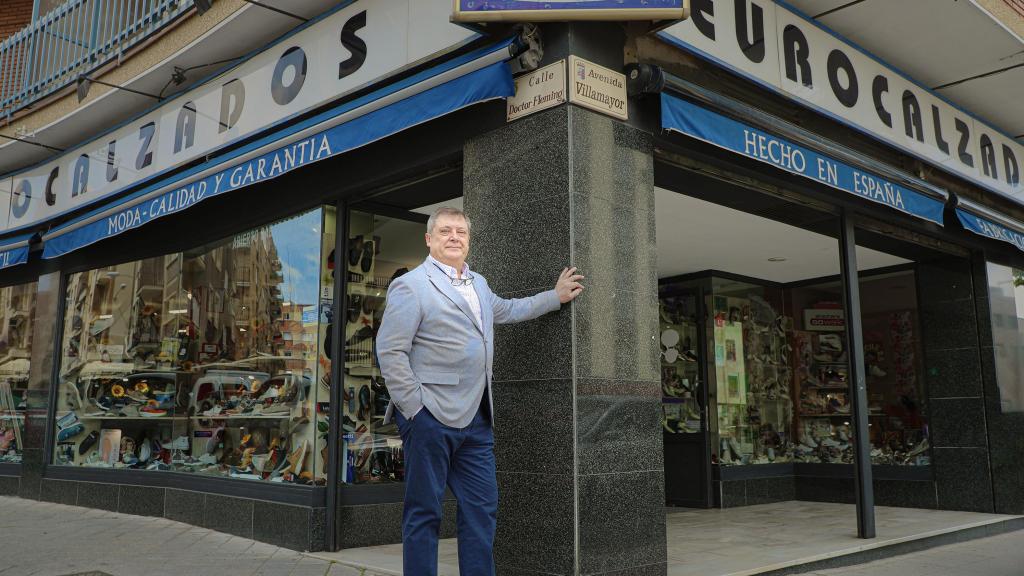 Pedro Sáez, fundador de Eurocalzados en una entrevista para EL ESPAÑOL de Castilla y León