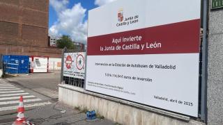 Obras en la estación de autobuses de Valladolid