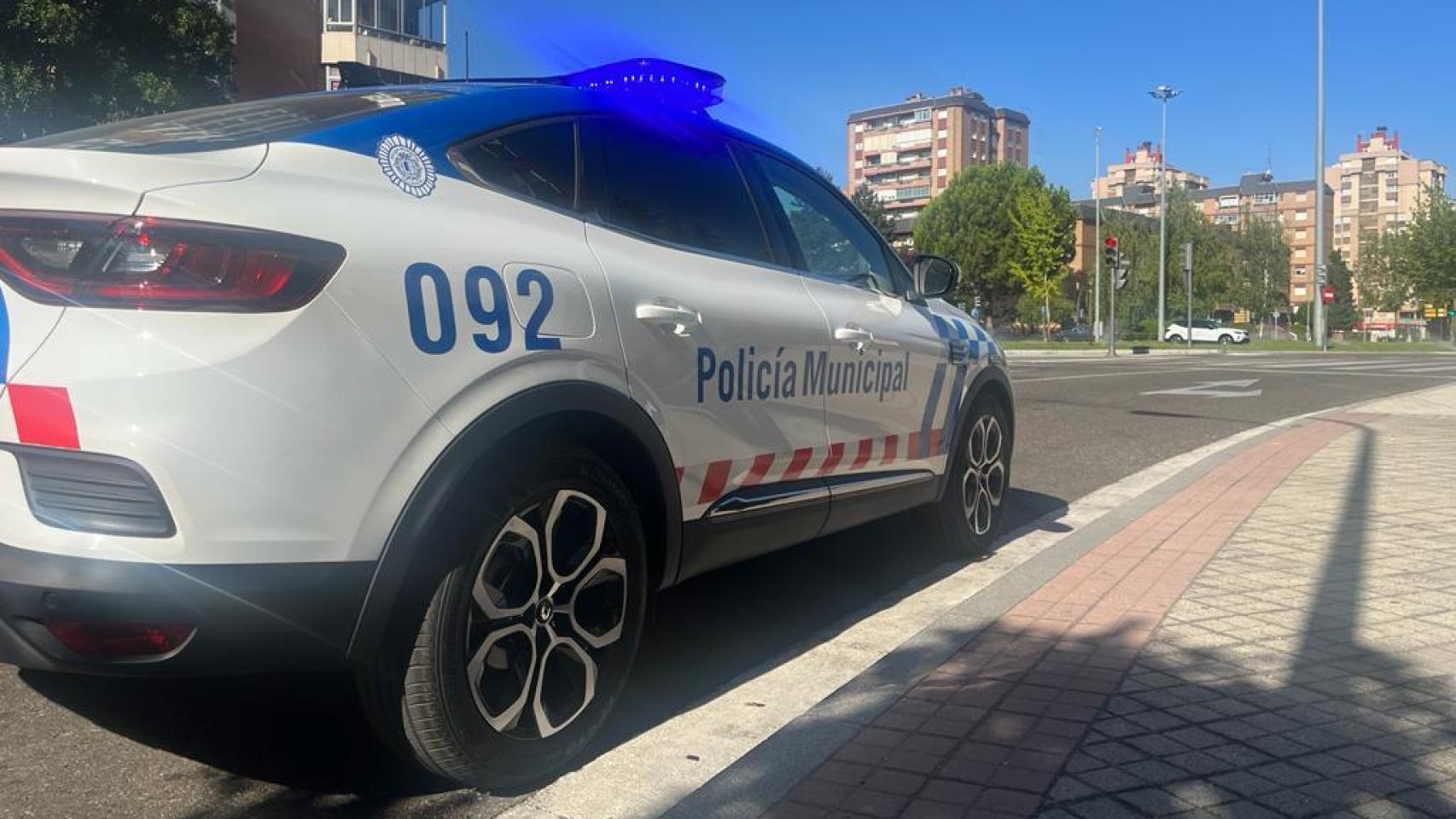 Un vehículo de la Policía Local de Valladolid