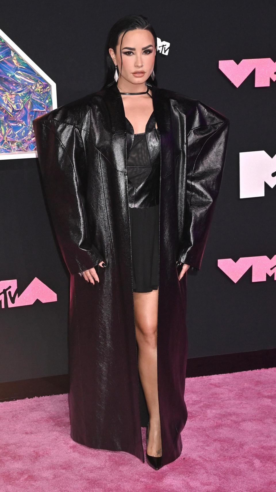 Demi Lovato en un acto público.