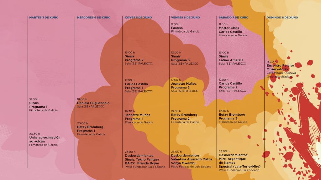 Calendario de la XVI edición de la S8