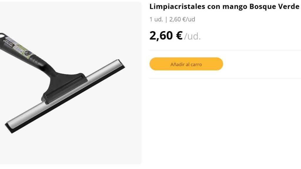 Limpiacristales con mango Bosque Verde.