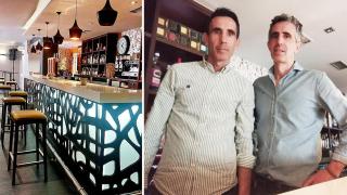 Los dos hermanos y el Bar Plaza 15 de La Pedraja de Portillo