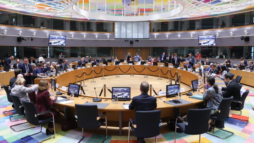 Los ministros de Asuntos Europeos de la UE, durante su reunión de este martes en Bruselas