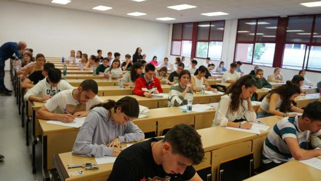Pruebas de la EBAU 2023 en Valladolid