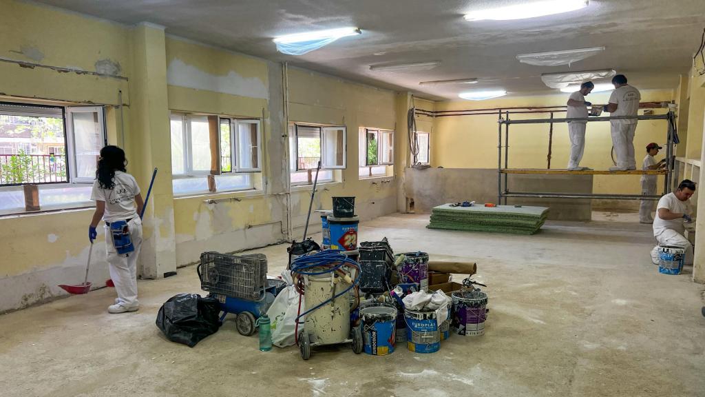 Las obras de las instalaciones para crear la formación especializada en hostelería avanzan a buen ritmo