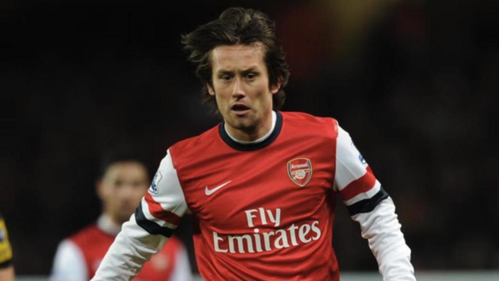 Rosicky, en su etapa como futbolista del Arsenal