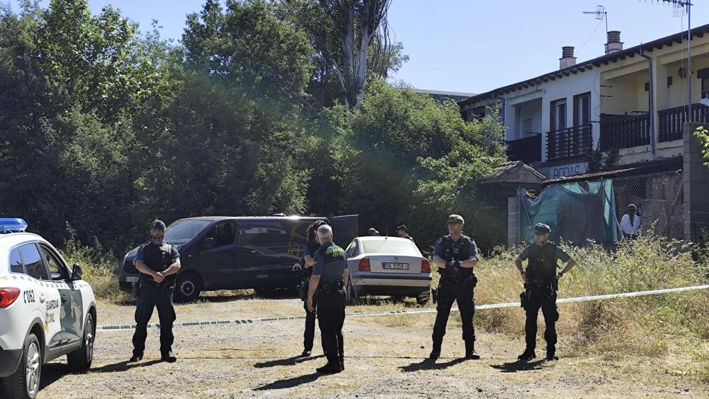 Lugar de Aldeanueva del Camino donde ha tenido lugar el crimen.