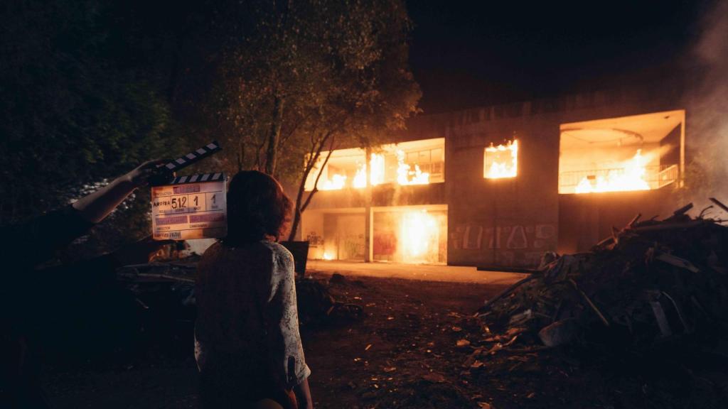 Imagen del rodaje de 'Lume'