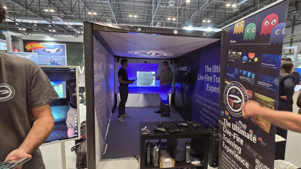 Así se ve la versión reducida de la galería de tiro presentada en Feindef.