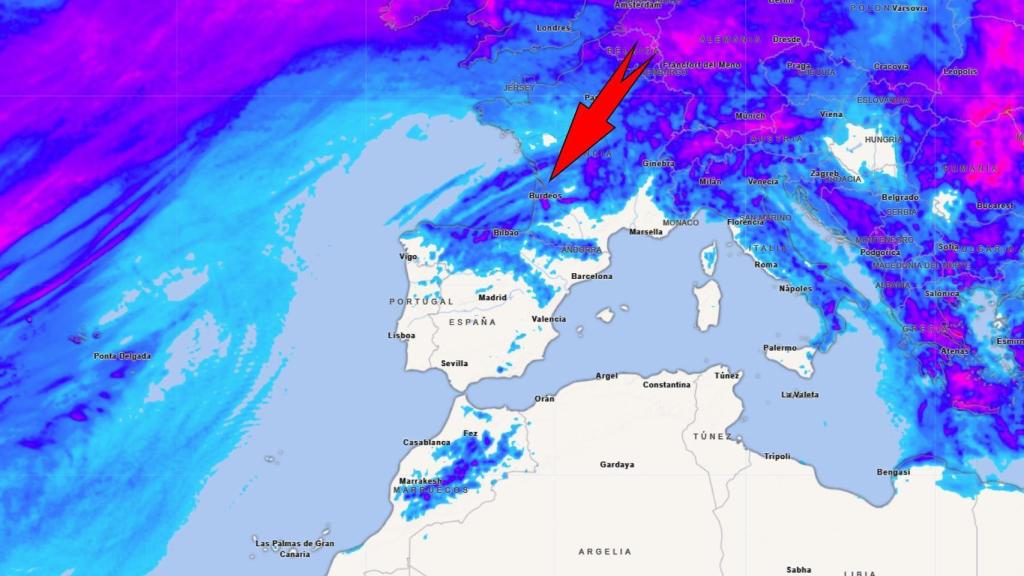 Las tormentas afectarán sobre todo al norte y este peninsular. Meteored.